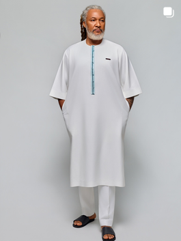 Ahenfie white two-piece set